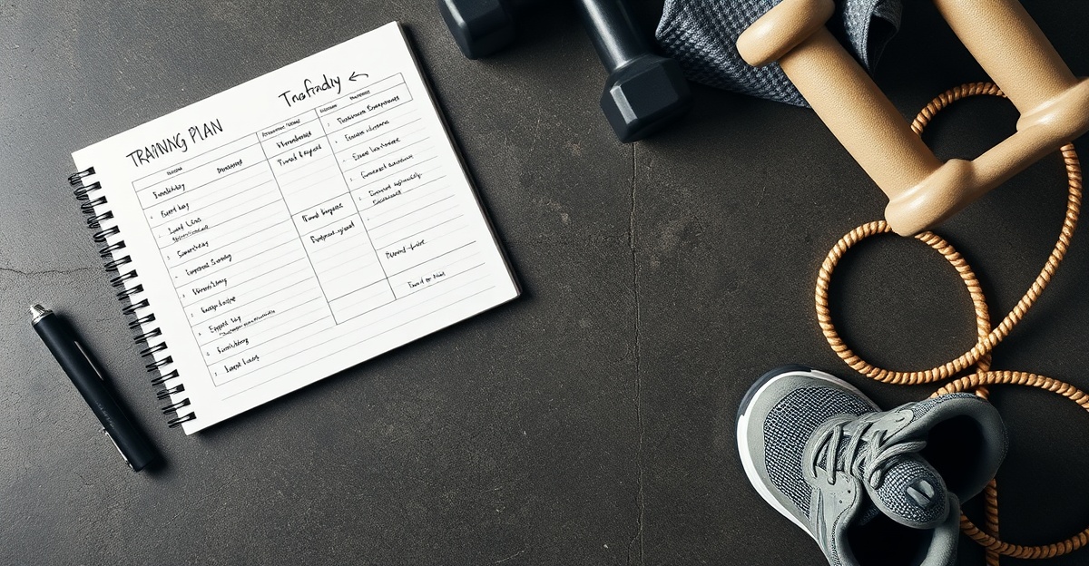 Athlete planning HYROX training program