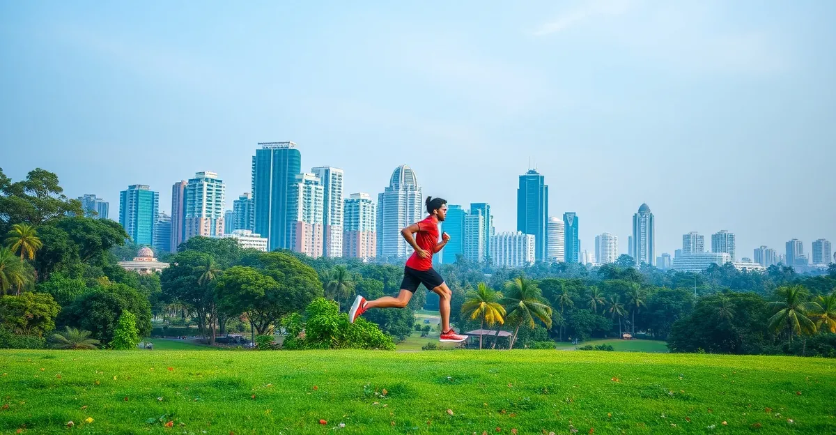 HYROX Bengaluru 2026 — Bengaluru city skyline