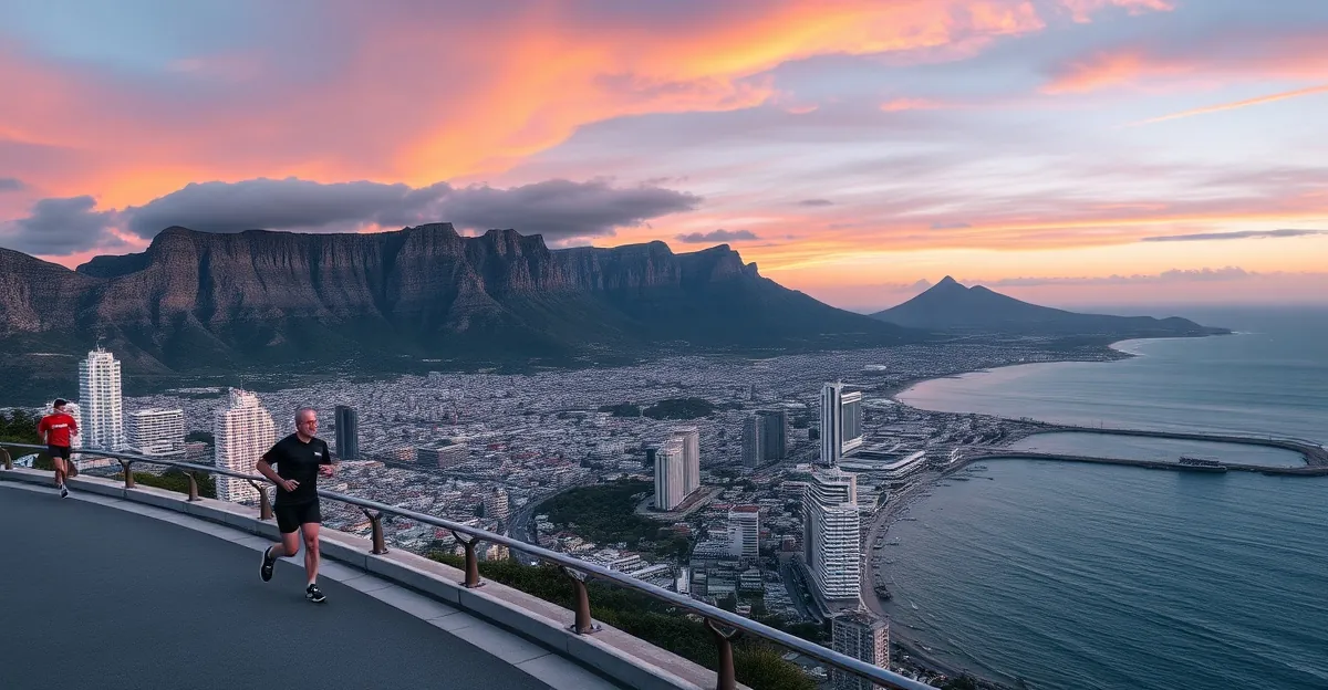 HYROX Cape Town with Table Mountain backdrop