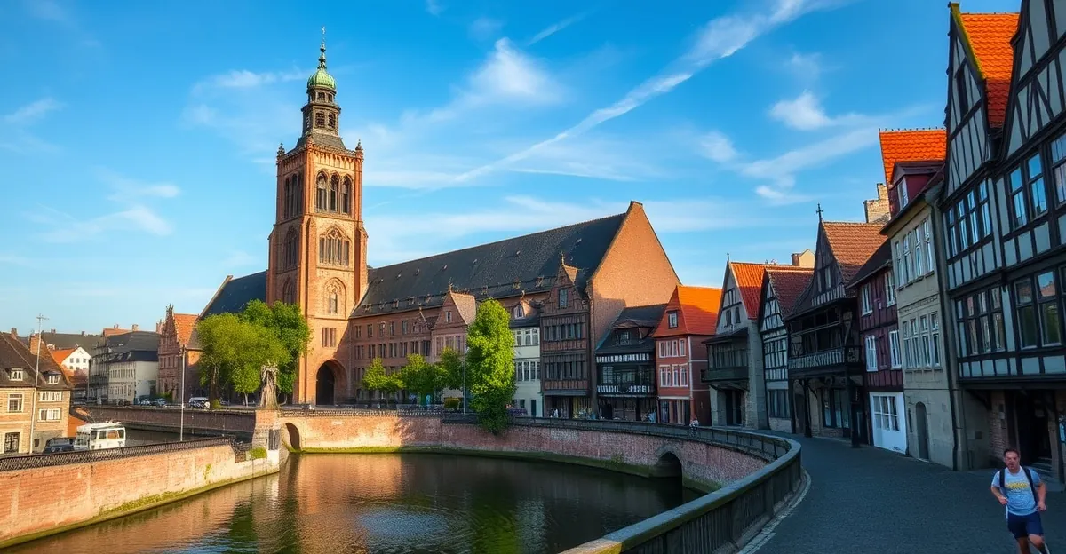 HYROX Mechelen 2026 — Mechelen city centre with St Rumbold's Cathedral