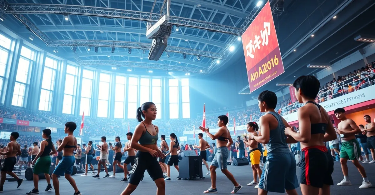 HYROX Athlet beim Training