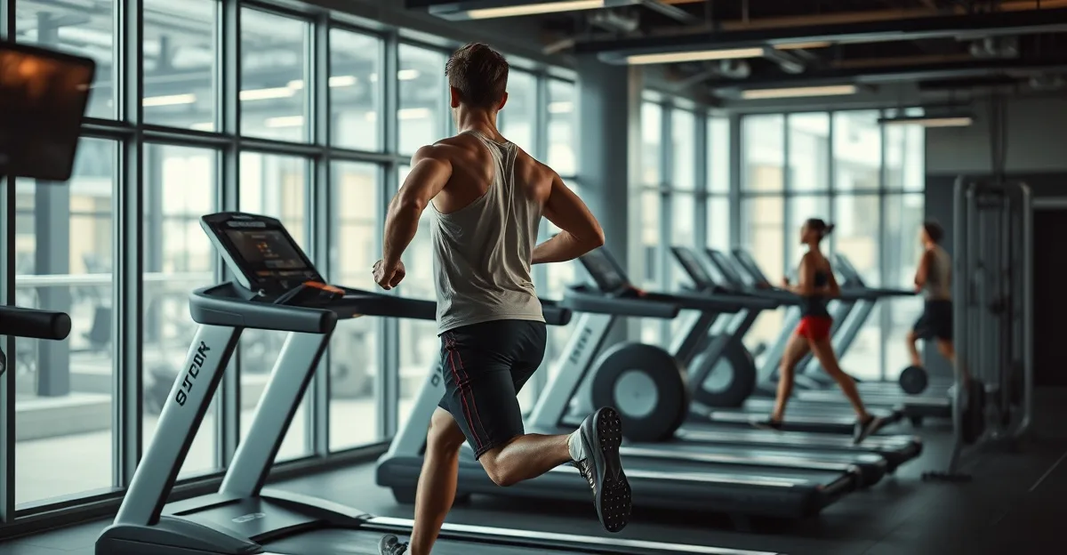 HYROX Athlet beim Training