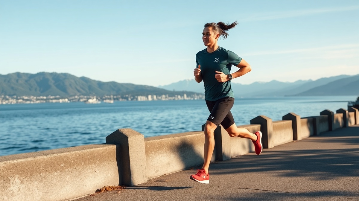 HYROX Vancouver at the Vancouver Convention Centre with North Shore Mountains