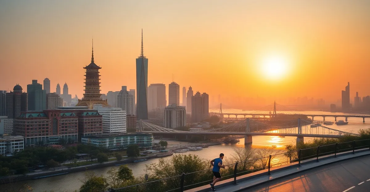 武汉HYROX训练场景东湖背景