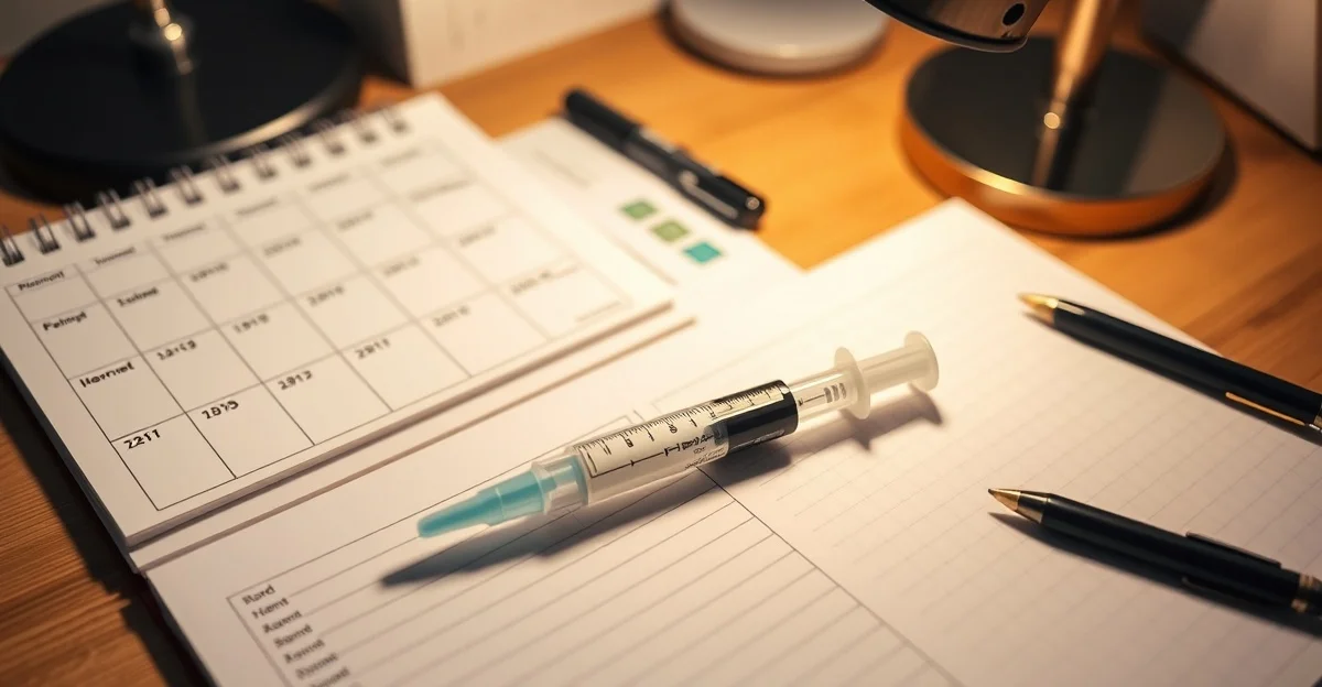 Semaglutide injection pen at lower dose setting for endurance athlete microdosing protocol