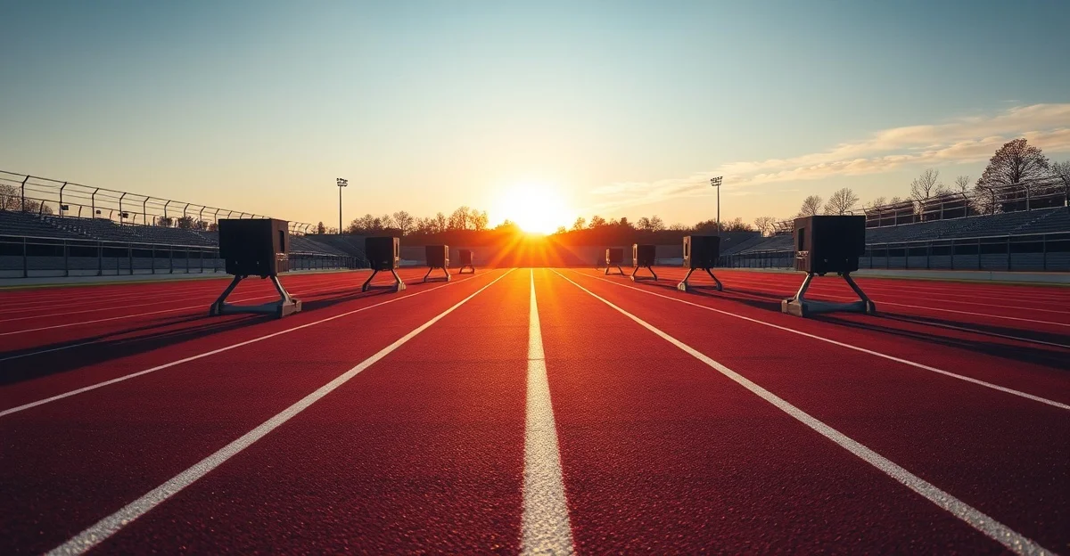 Athlete at a finish line reflecting on GLP-1 use and competitive fairness in sport