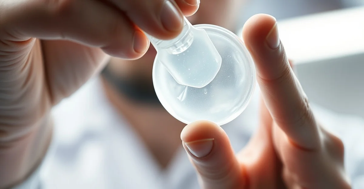 Maurten hydrogel gel packets lined up before a triathlon race