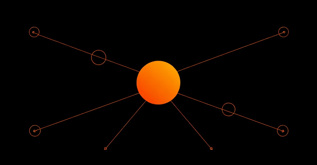An abstract layered diagram of an AI operating system: agents at the centre reaching out to tools, APIs and data sources