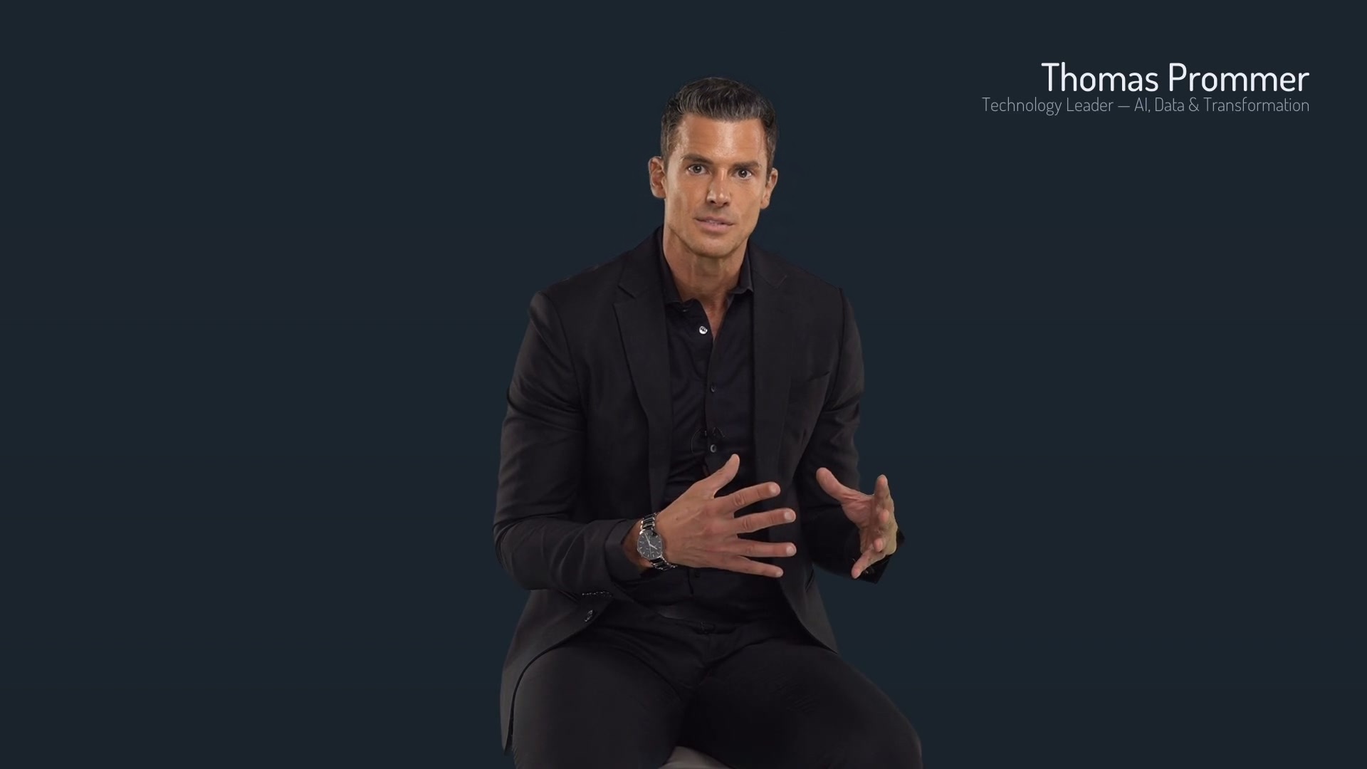 Thomas Prommer - Executive Video Introduction